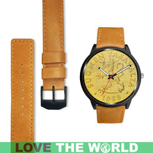 Load image into Gallery viewer, Finland Coin Leather-Steel Watch 01 E7 Mens 40Mm / Brown Watches