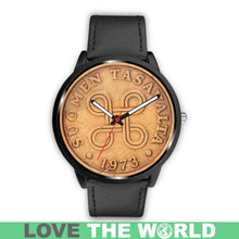 Load image into Gallery viewer, Finland Coin Leather-Steel Watch 02 E7 Mens 40Mm / Brown Watches