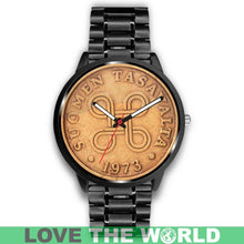 Load image into Gallery viewer, Finland Coin Leather-Steel Watch 02 E7 Mens 40Mm / Brown Watches