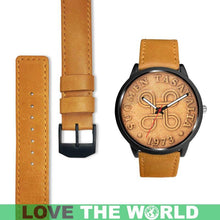 Load image into Gallery viewer, Finland Coin Leather-Steel Watch 02 E7 Mens 40Mm / Brown Watches