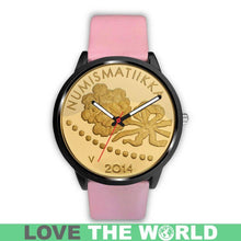 Load image into Gallery viewer, Finland Coin Leather-Steel Watch 03 E7 Mens 40Mm / Brown Watches