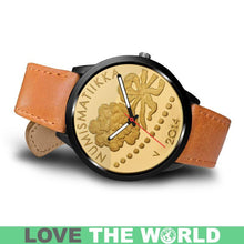 Load image into Gallery viewer, Finland Coin Leather-Steel Watch 03 E7 Mens 40Mm / Brown Watches