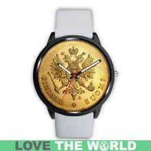 Load image into Gallery viewer, Finland Coin Leather-Steel Watch 04 E7 Mens 40Mm / Brown Watches