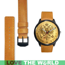 Load image into Gallery viewer, Finland Coin Leather-Steel Watch 04 E7 Mens 40Mm / Brown Watches