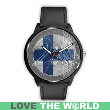 Load image into Gallery viewer, Finland Coin Leather-Steel Watch 05 E7 Mens 40Mm / Brown Watches