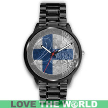Load image into Gallery viewer, Finland Coin Leather-Steel Watch 05 E7 Mens 40Mm / Brown Watches