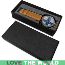 Load image into Gallery viewer, Finland Coin Leather-Steel Watch 05 E7 Mens 40Mm / Brown Watches