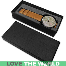 Load image into Gallery viewer, Finland Coin Leather-Steel Watch 06 E7 Mens 40Mm / Brown Watches