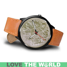 Load image into Gallery viewer, Finland Coin Leather-Steel Watch 06 E7 Mens 40Mm / Brown Watches