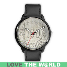 Load image into Gallery viewer, Finland Coin Leather-Steel Watch 07 E7 Mens 40Mm / Brown Watches