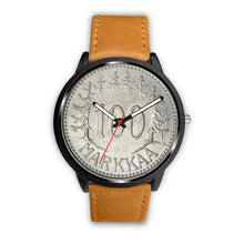 Load image into Gallery viewer, Finland Coin Leather-Steel Watch 07 E7 Mens 40Mm / Brown Watches