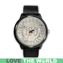 Load image into Gallery viewer, Finland Coin Leather-Steel Watch 07 E7 Mens 40Mm / Brown Watches