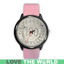 Load image into Gallery viewer, Finland Coin Leather-Steel Watch 07 E7 Mens 40Mm / Brown Watches