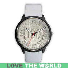 Load image into Gallery viewer, Finland Coin Leather-Steel Watch 07 E7 Mens 40Mm / Brown Watches