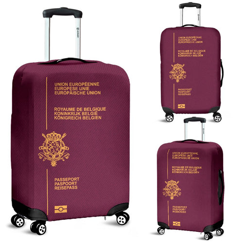 BELGIUM PASSPORT LUGGAGE COVER - BN04