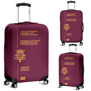 BELGIUM PASSPORT LUGGAGE COVER - BN04