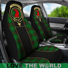 Load image into Gallery viewer, Halkerston Tartan Clan Badge Golden Car Seat Covers E5
