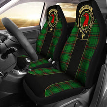 Load image into Gallery viewer, Halkerston Tartan Car Seat Cover - Golden Clan Badge 