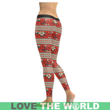 Load image into Gallery viewer, Hawaii Hibiscus Legging 07 S1 Low Rise Leggings