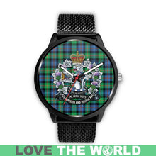 Load image into Gallery viewer, Murray Of Atholl Ancient Tartan Lorne Scots Regiment Leather/steel WATCH - NN5 Mens 40Mm / Brown