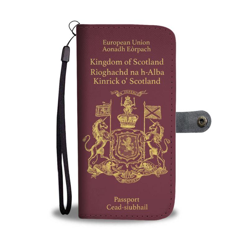 Scotland Passport Wallet Phone Case - Bn01 Cases