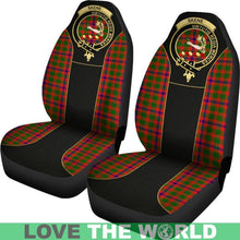Load image into Gallery viewer, Skene Tartan Clan Badge Golden Car Seat Covers R1