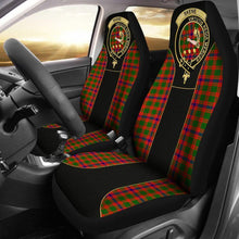 Load image into Gallery viewer, Skene Tartan Car Seat Cover - Golden Clan Badge 
